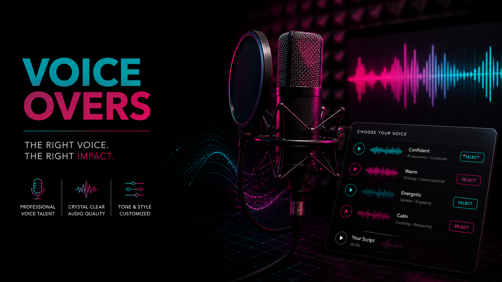Voice & Audio — KV Digitals service
