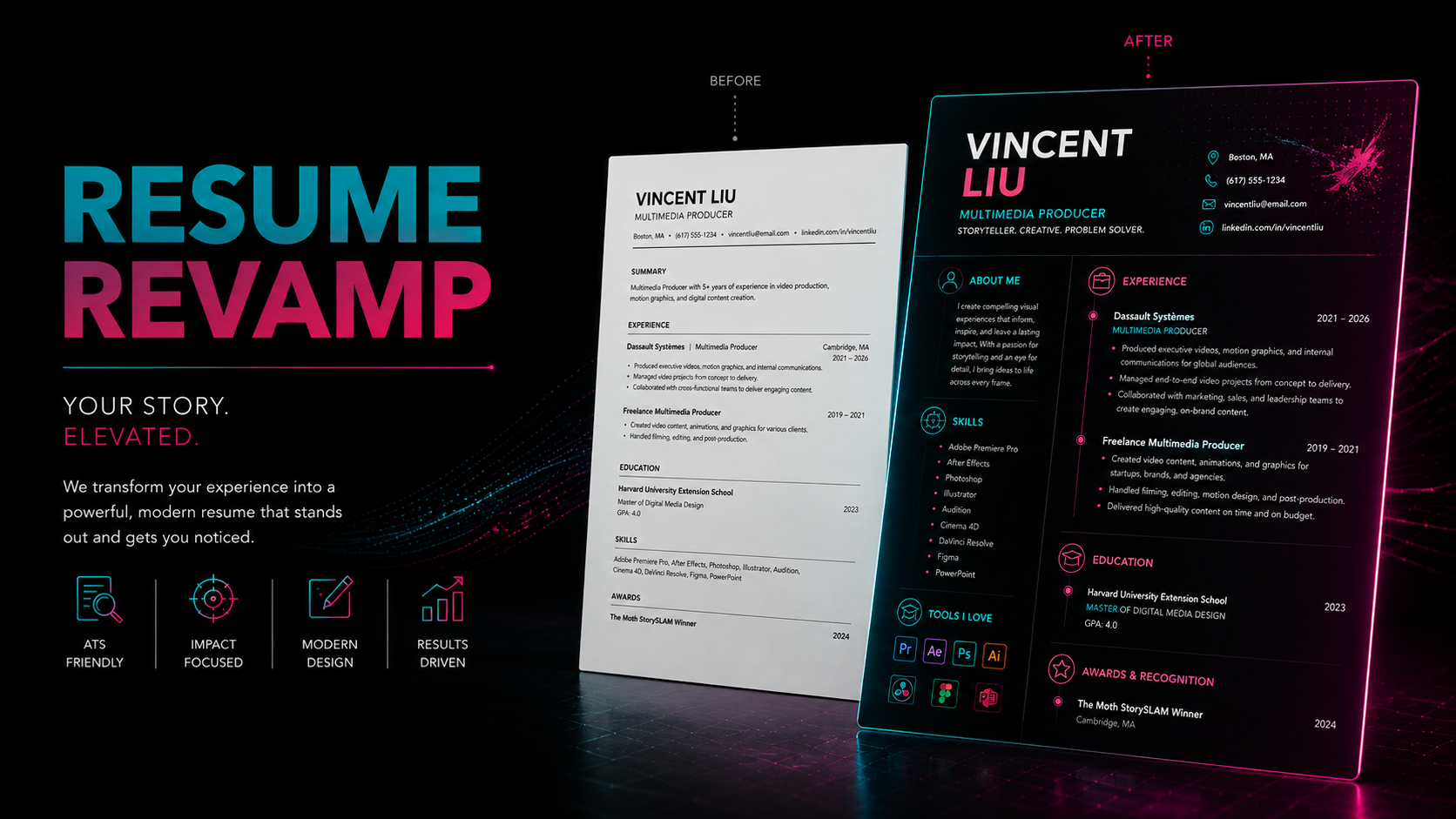 Founder & Career Branding — KV Digitals service