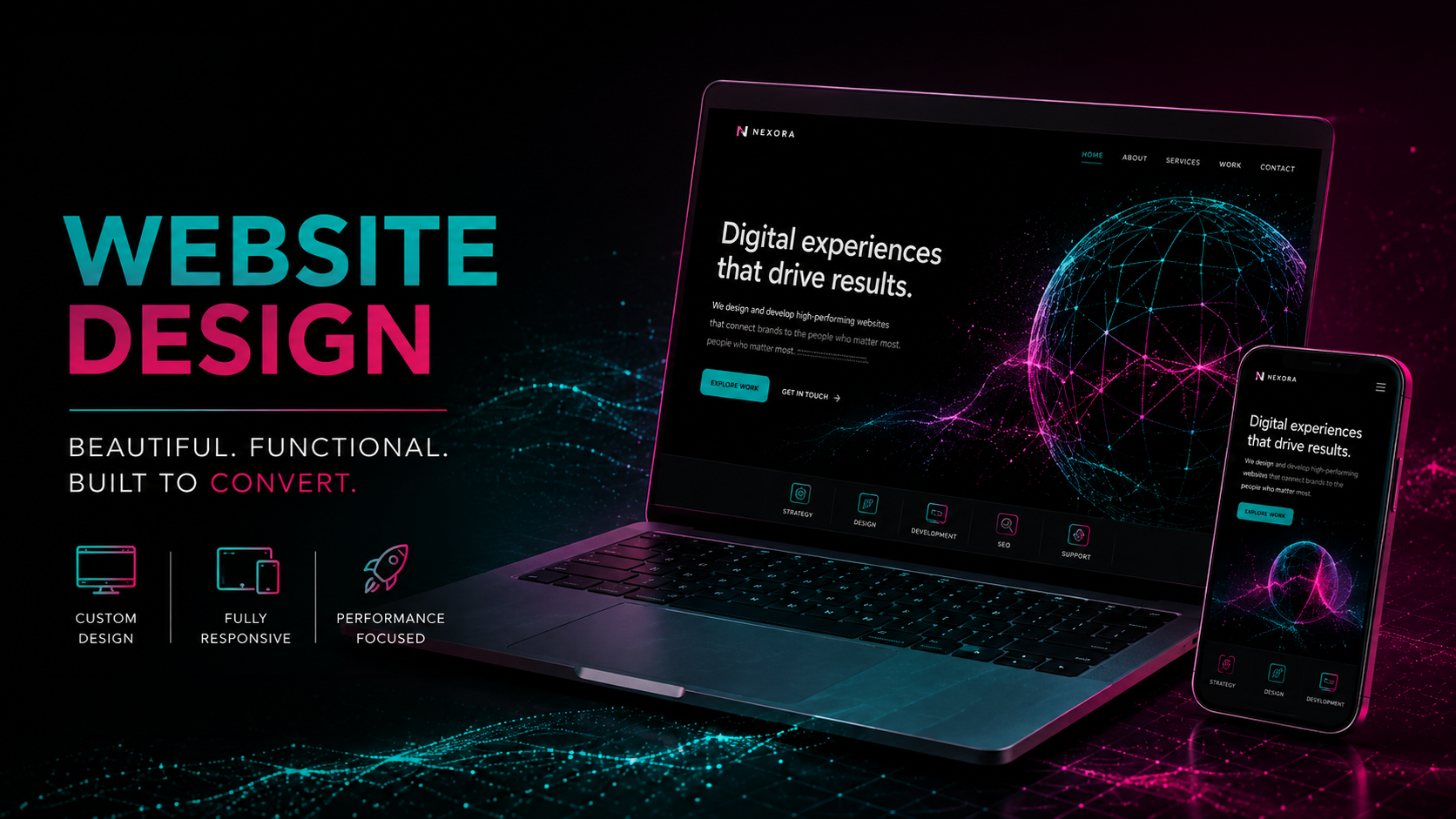 Websites & Web Apps — KV Digitals service